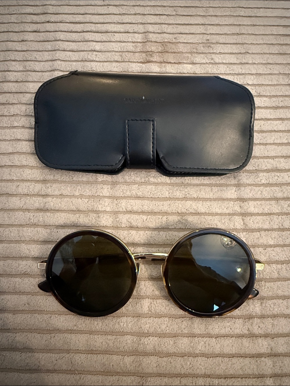 Yves Saint Laurent Gold Frame Sunglasses